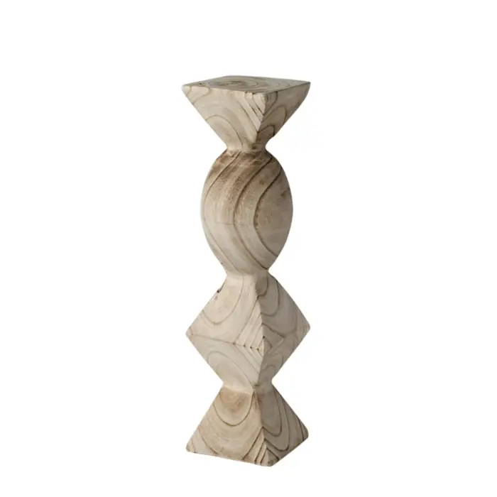 Geometric Wooden Column A