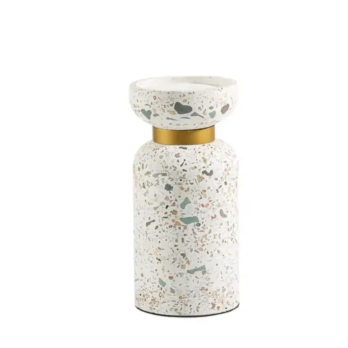 GOLD Ring Candle Holder A