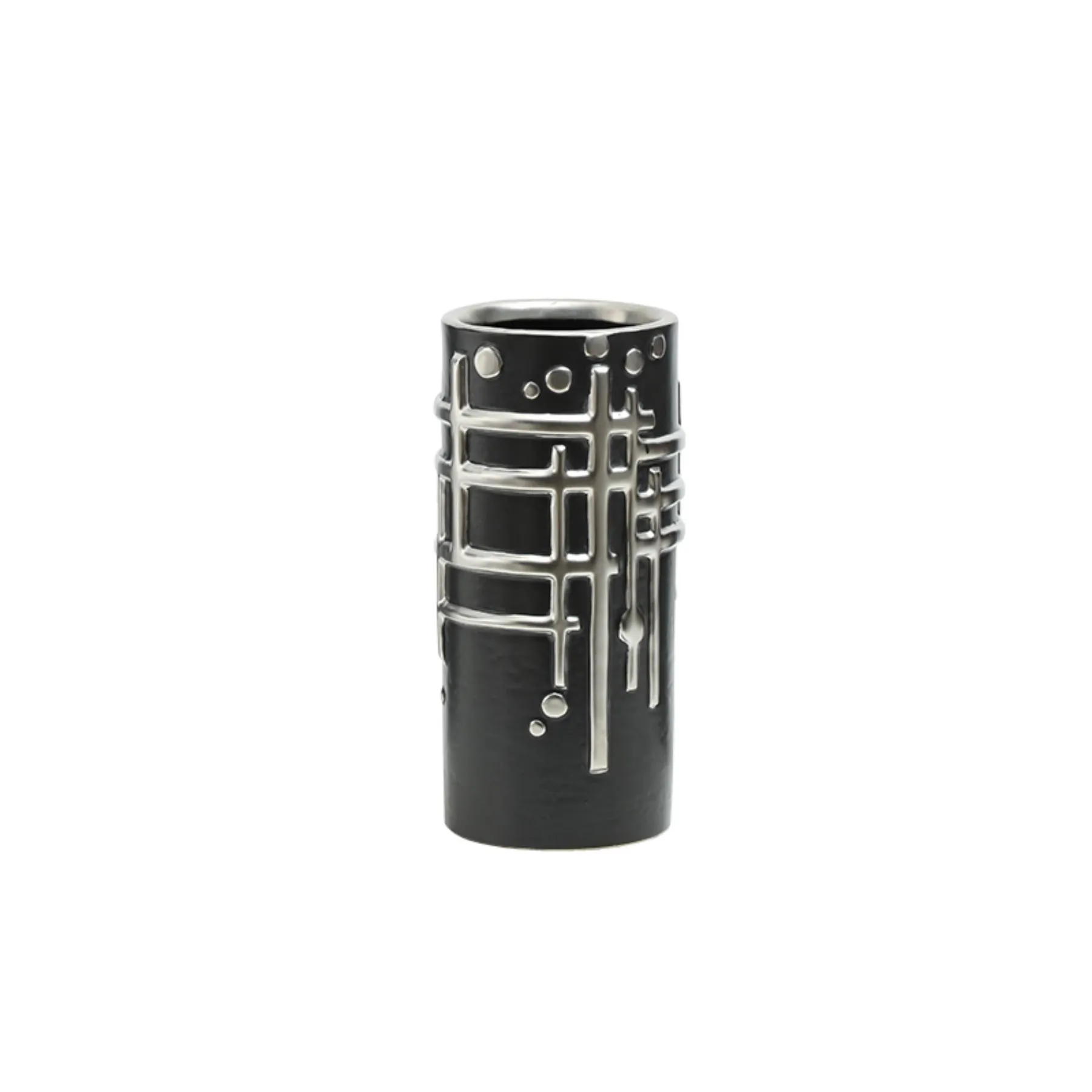Four Day Silver Stamp Vase B