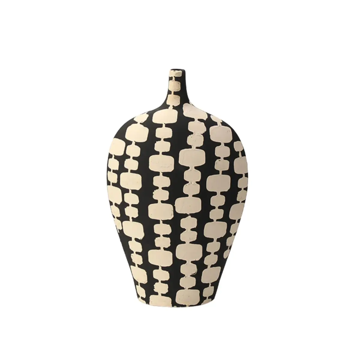 Black Narrow Vase