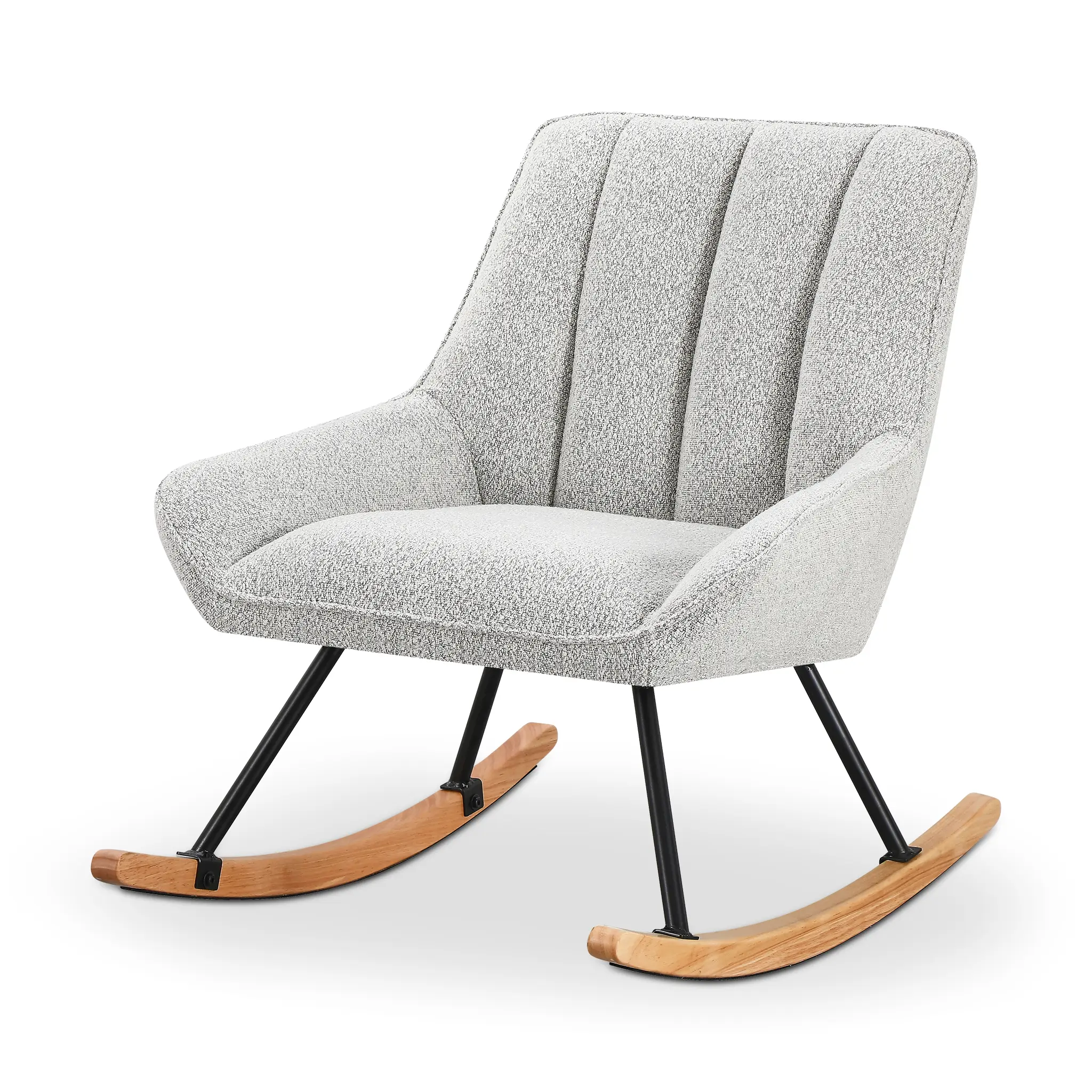 Four Day FERRER Rocking Chair Light Grey