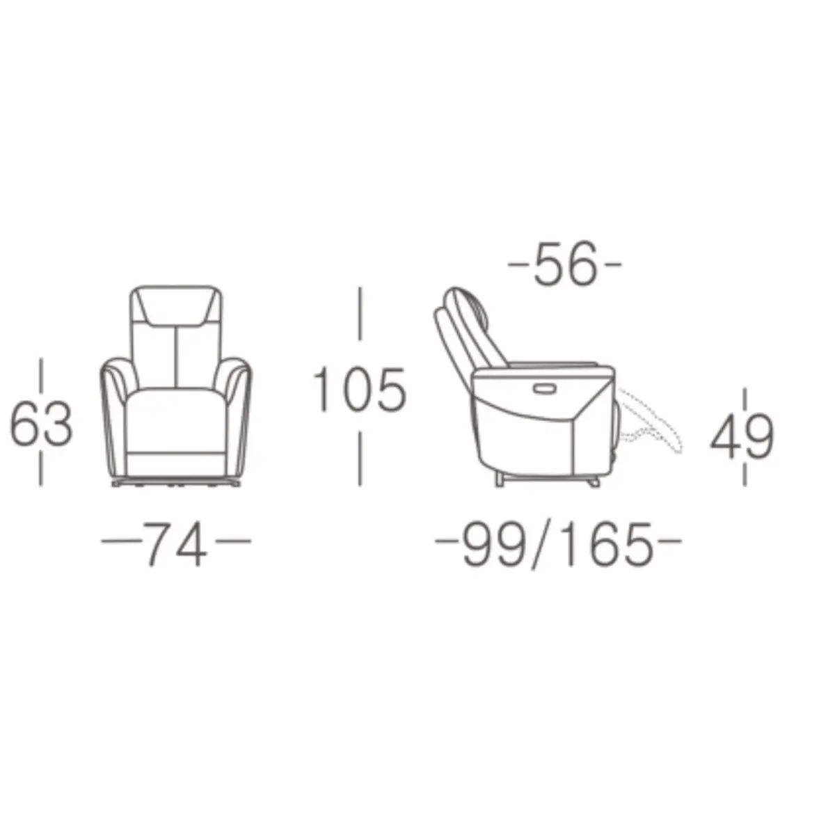 CHILLART Recliner Armchair