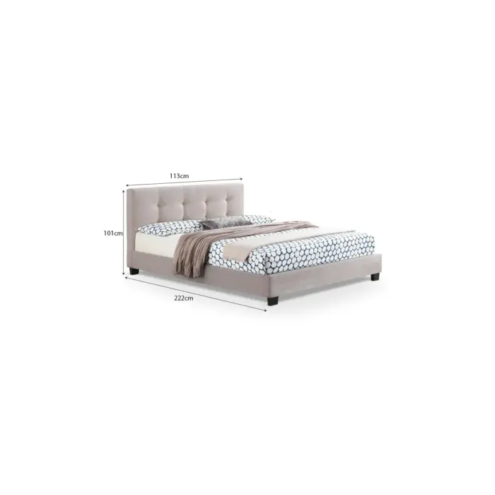 D14033 FABRICIO Bed 3.5ft