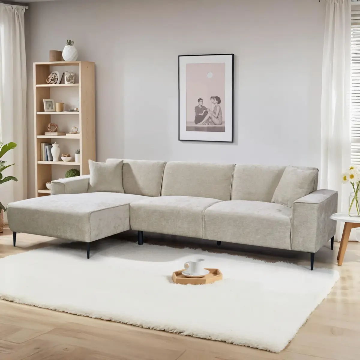 BC8090-LCR-WL2406-09 WOOFER Corner Sofa