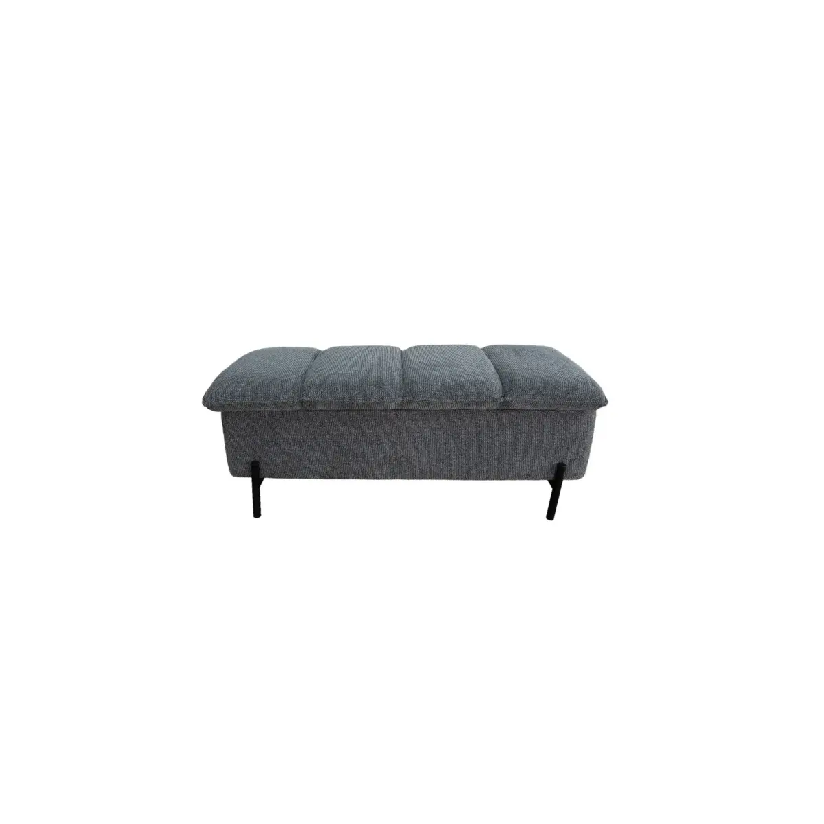 BENCH WITH STORAGE GREY