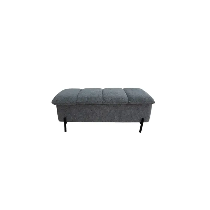 BENCH WITH STORAGE GREY