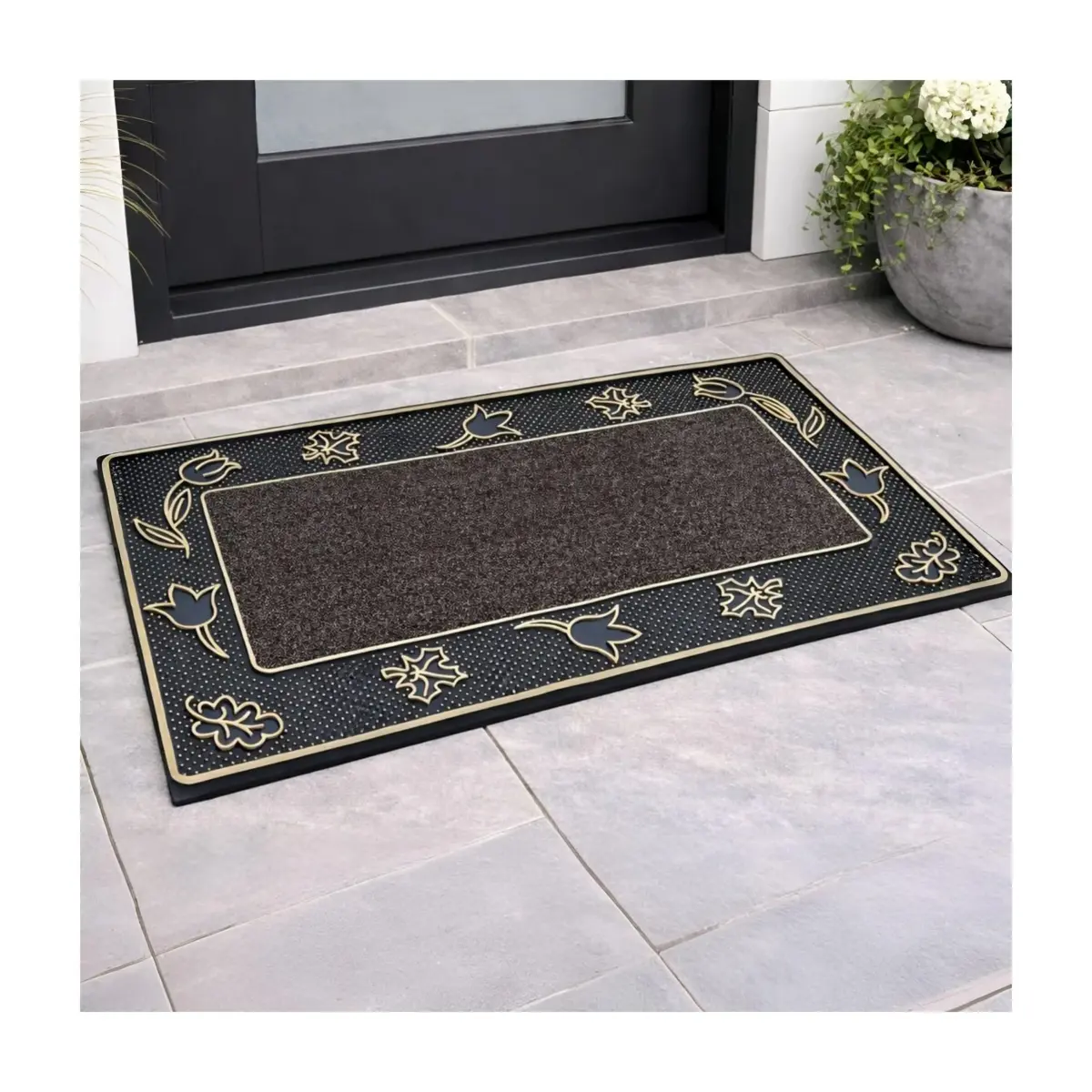 DOOR MAT LEON 45X75 GOLD