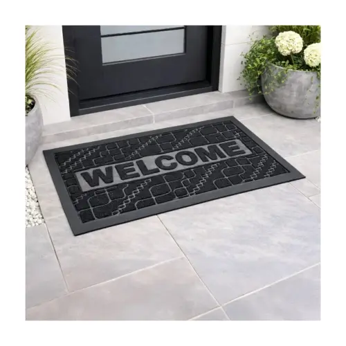 DOOR MAT MERCURY 45X75 BLACK