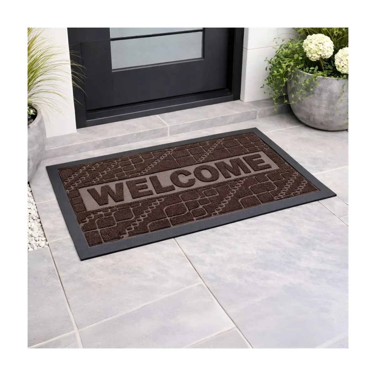 DOOR MAT MERCURY 45X75 BROWN