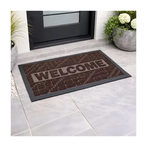 DOOR MAT MERCURY 45X75 BROWN