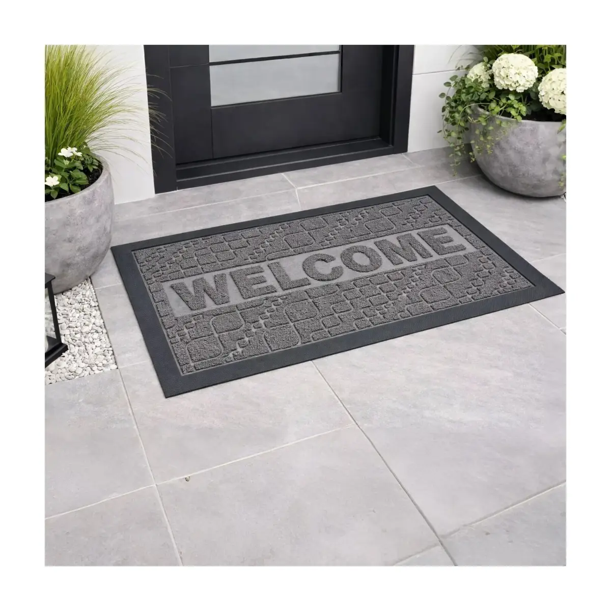 DOOR MAT MERCURY 45X75 GREY