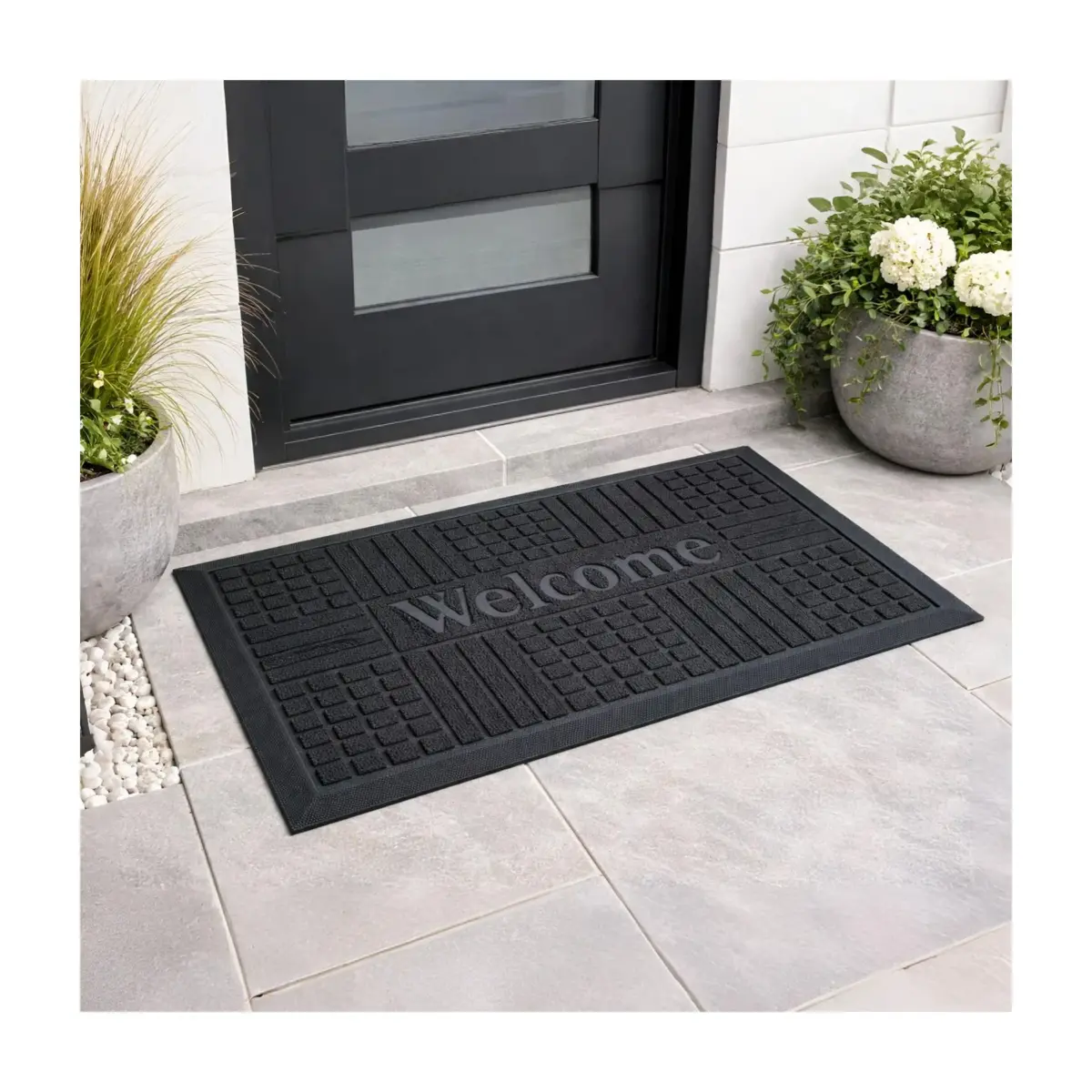 DOOR MAT PALLAS 40X60 BLACK