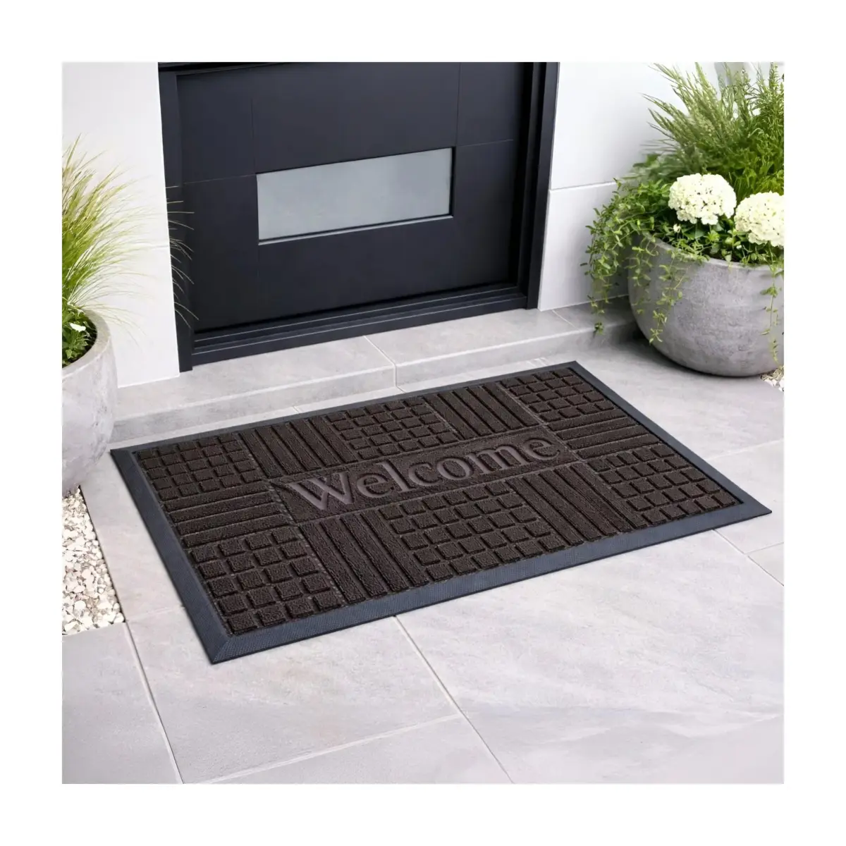 DOOR MAT PALLAS 40X60 BROWN