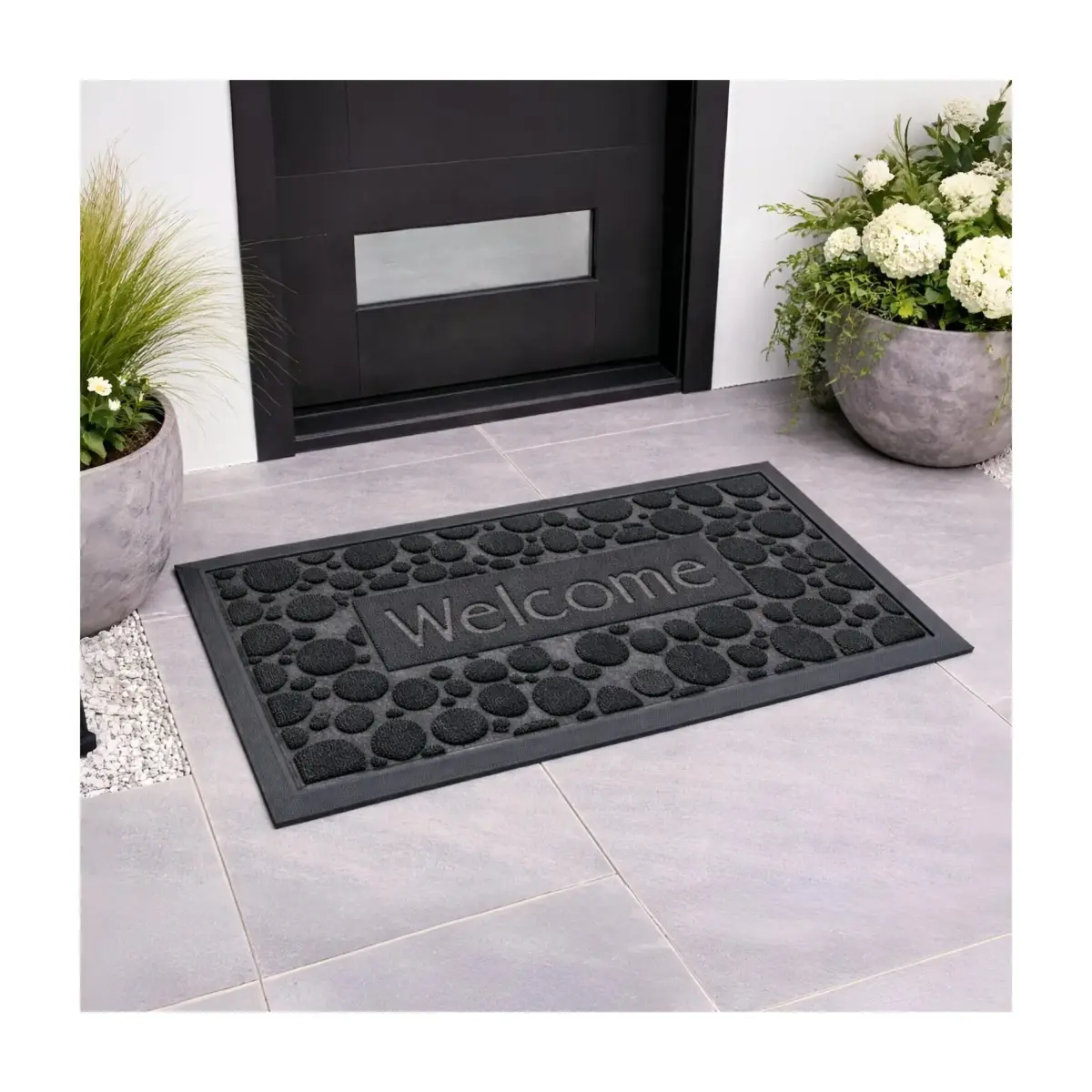 DOOR MAT PERSEAS 40X60 BLACK