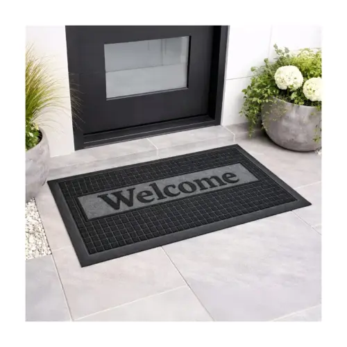 DOOR MAT VESTA 40X60 BLACK