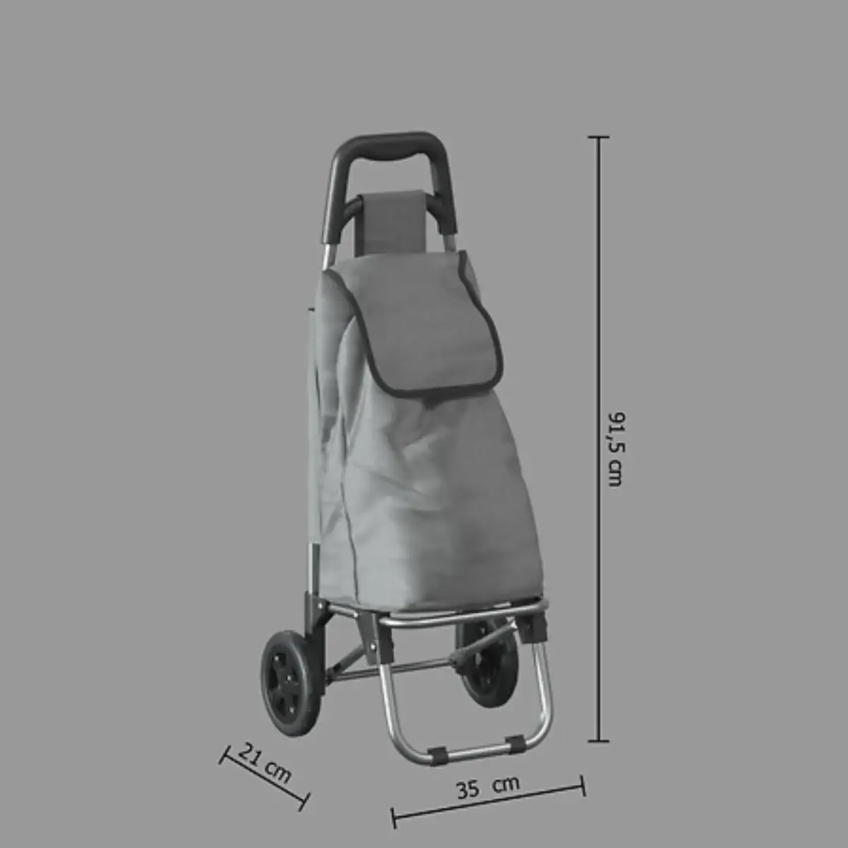 117013 (6) Aquarelle Grey Trolley