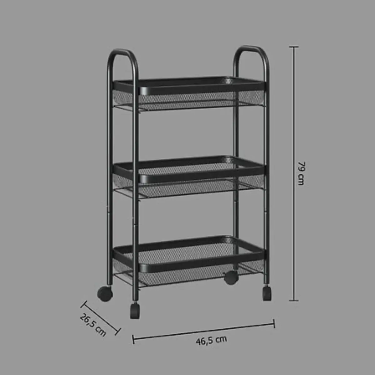 169233 (3) MAYAJ Trolley Black
