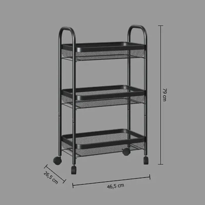 169233 (3) MAYAJ Trolley Black