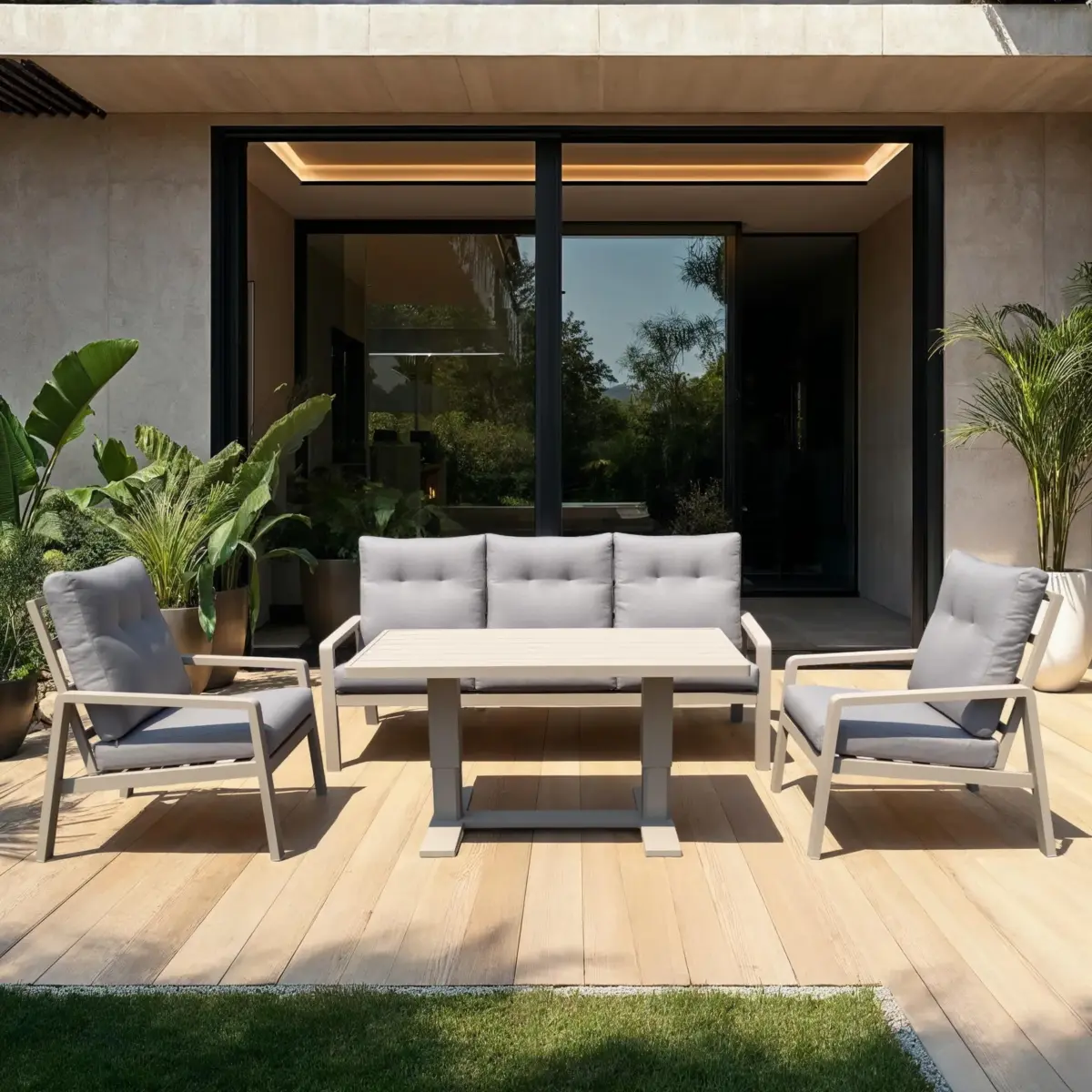RENALO Outdoor Dining Set