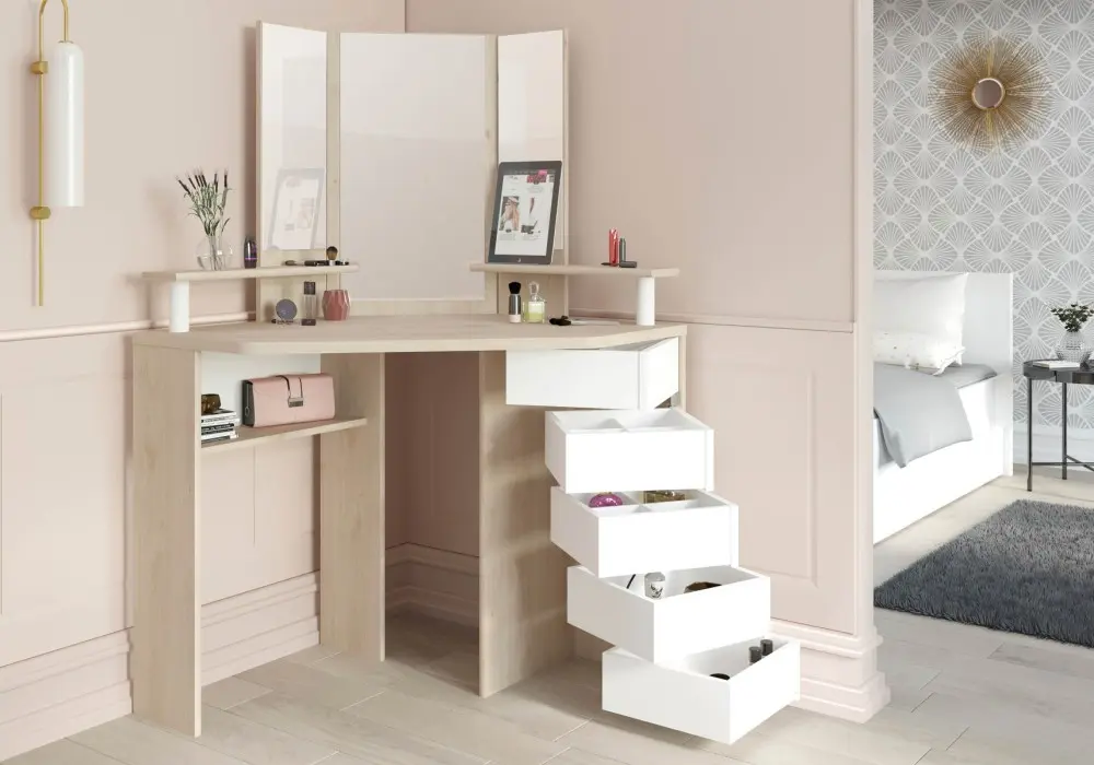 7385COIF-ECR (3) SWEET Dressing Table