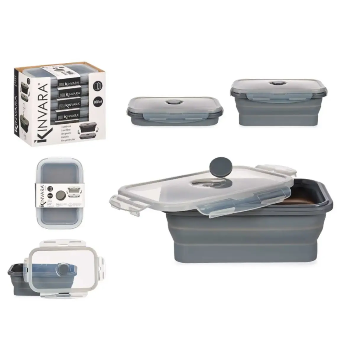 81607 (2) Rectan Lunchbox 1200ml