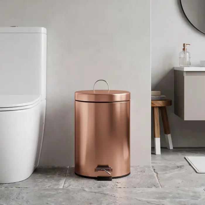 Copper Pedal Bin