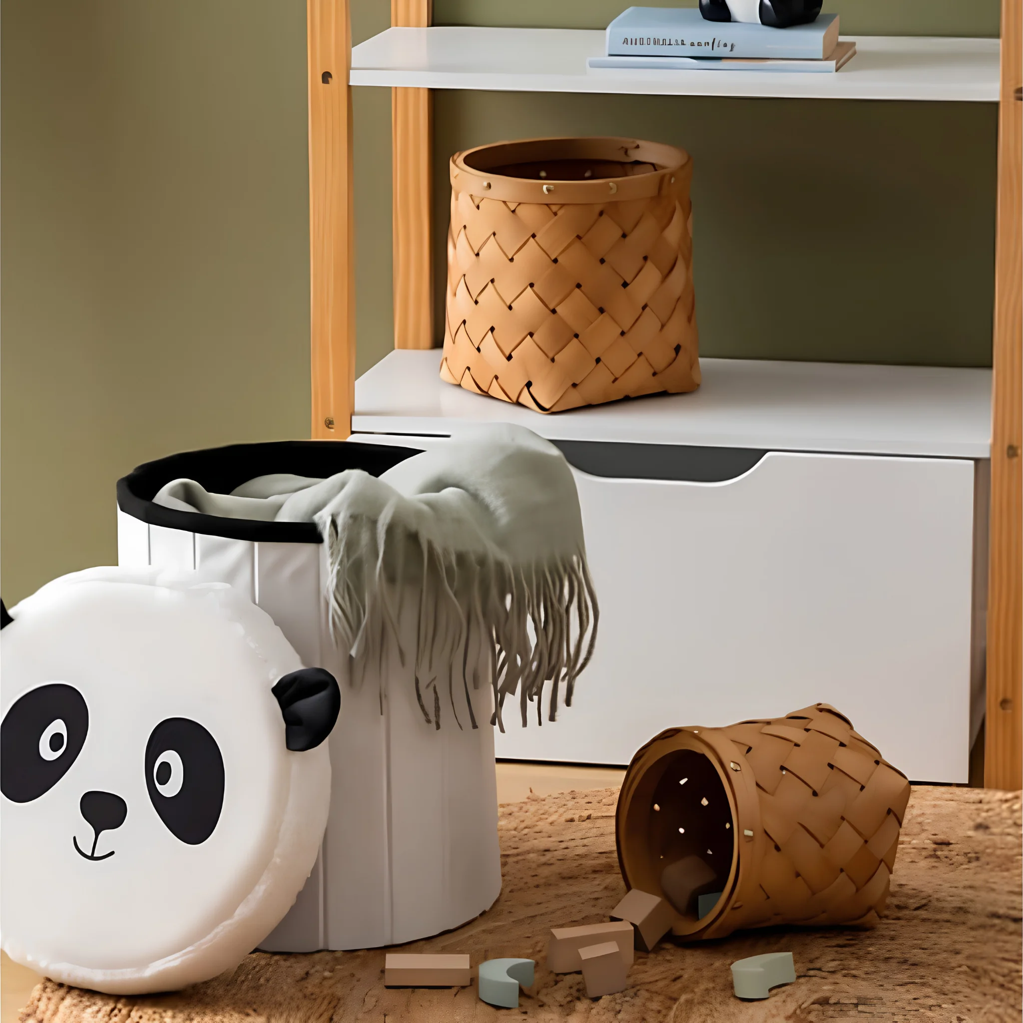 Panda Stool Storage H36