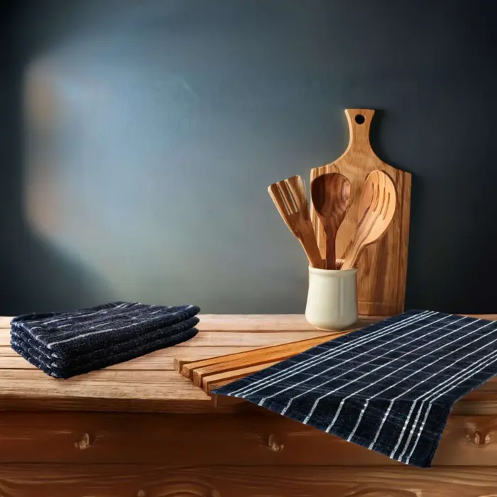 MEMPHIS 100% Cotton Kitchen Towels 45x65 cm , 4 Pack