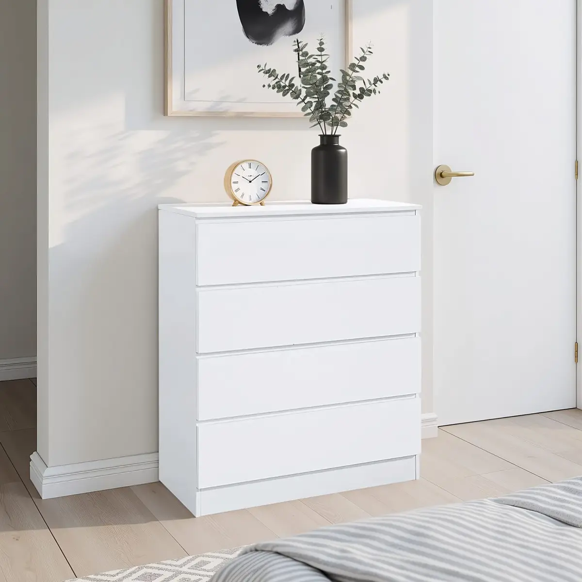 White chest of drawers CHELL Chest Of Drawers