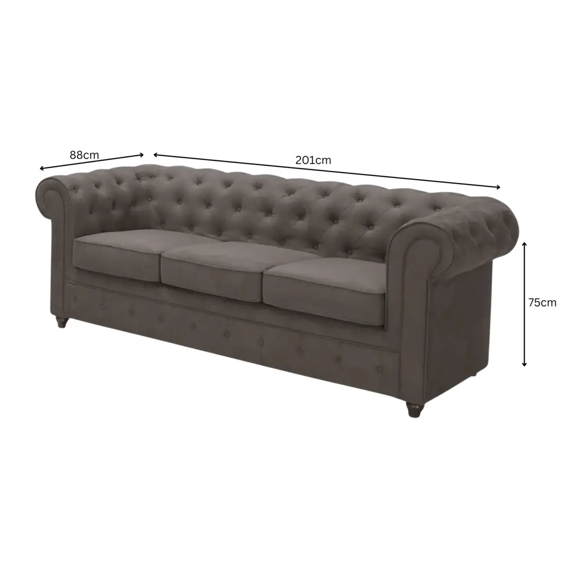 CLARA3SeaterSofa-dimensions CLARA 3 Seater Sofa