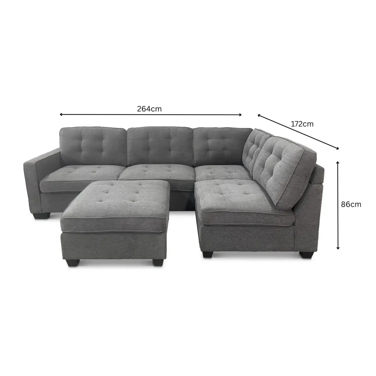 CUCHERCornerSofa-dimensions CUCHER Corner Sofa