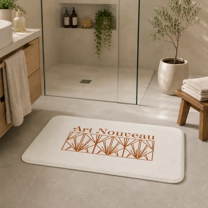 ChatGPT Image Jul 1, 2026, 09_52_45 AM Art Nouveau Bath Mat 60x40