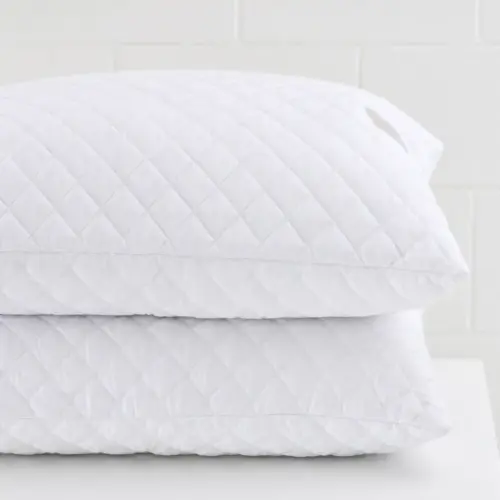 Quilted Waterproof Pillow Protectors – 2 Pack