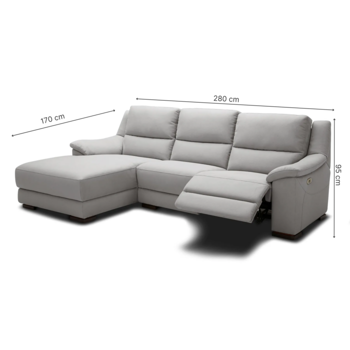 D12728 ZENISH Corner Recliner Sofa