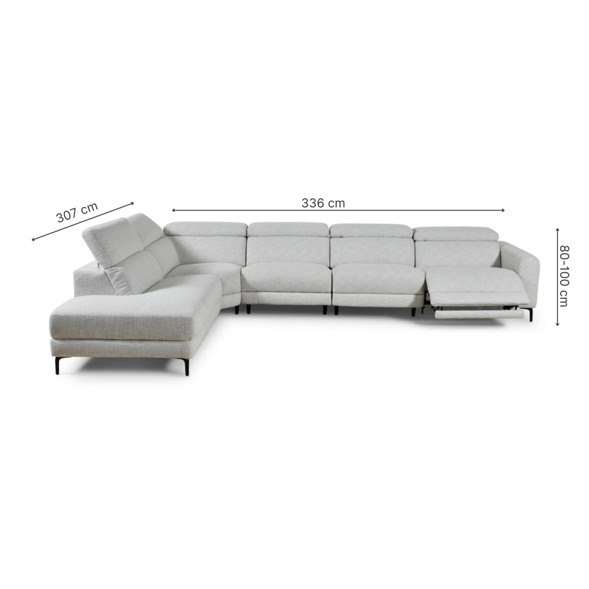 MIRE Corner Sofa Long