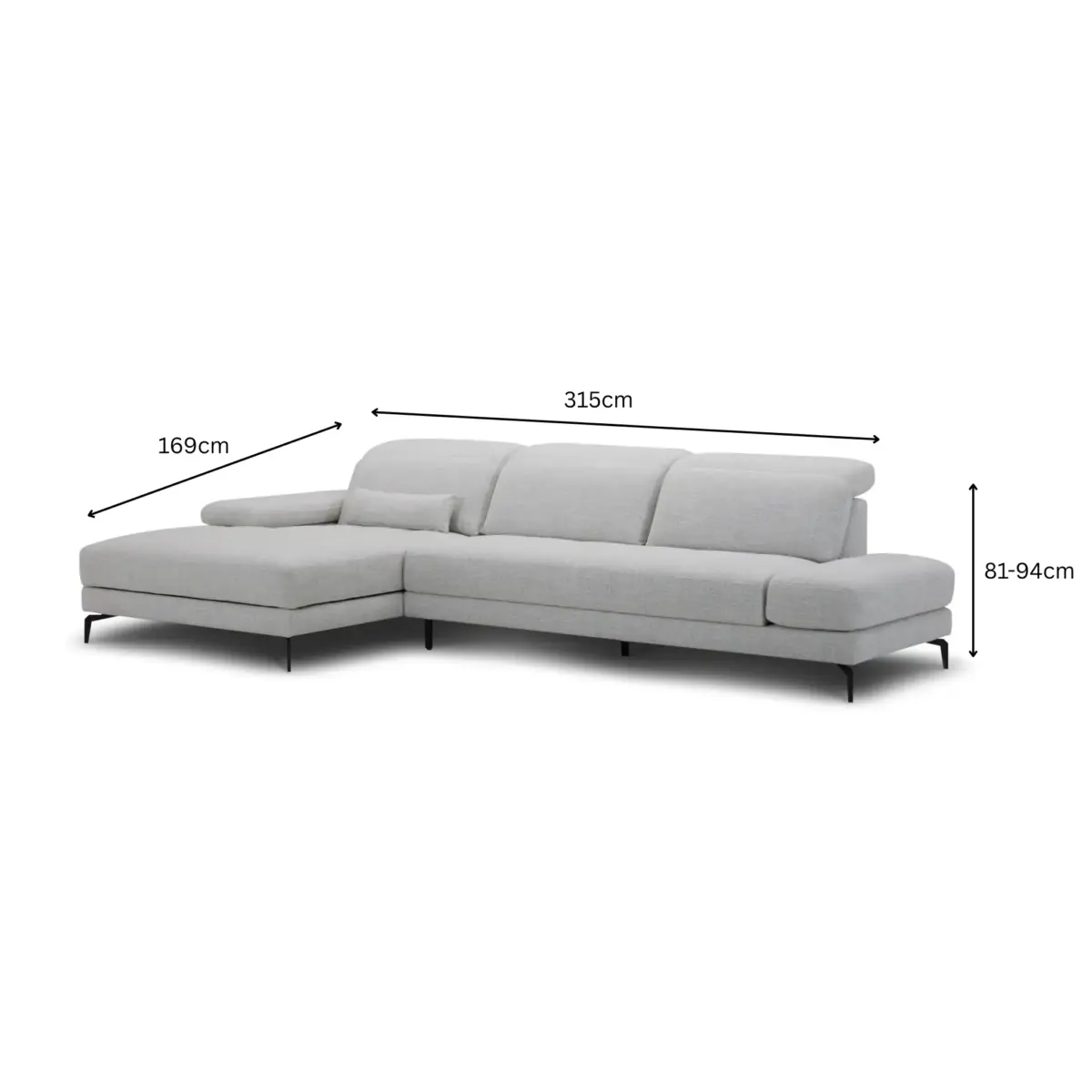 ELOISECornerSofa-dimensions ELOISE Corner Sofa