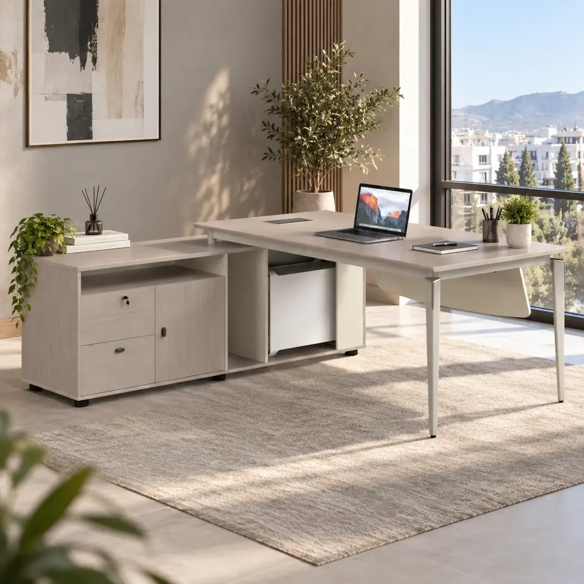 HQ-FY1616B-1 MAPL+BG (1) LABONI Office Desk
