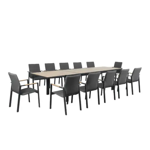 ISOLA EXT TBL1+12 BL ISOLA Outdoor Dining Set