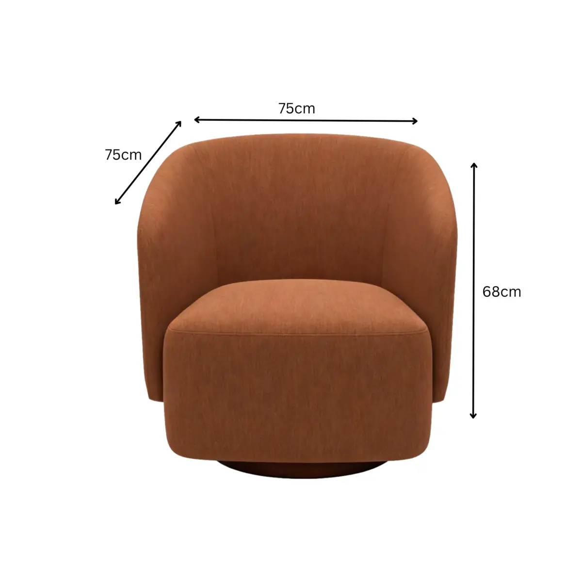 FLOWAH Swivel Armchair