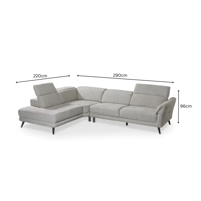 METZCornerSofa-dimensions METZ Corner Sofa
