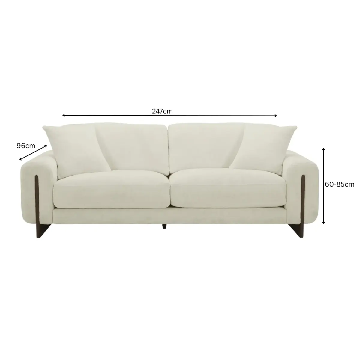 MORGANA4SeaterSofa-dimensions MORGANA 4 Seater Sofa