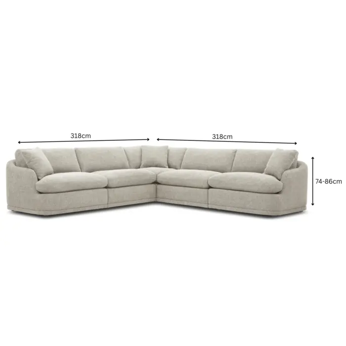SINNACornerSofa-dimensions SINNA Corner Sofa