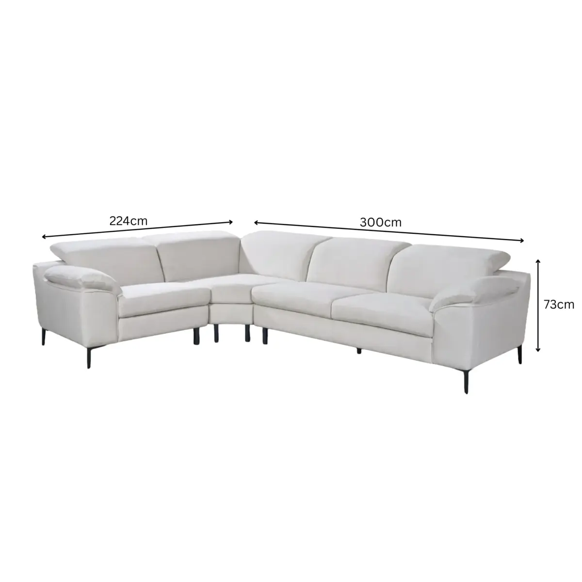SITLOOMCornerSofa-dimensions SITLOOM Corner Sofa