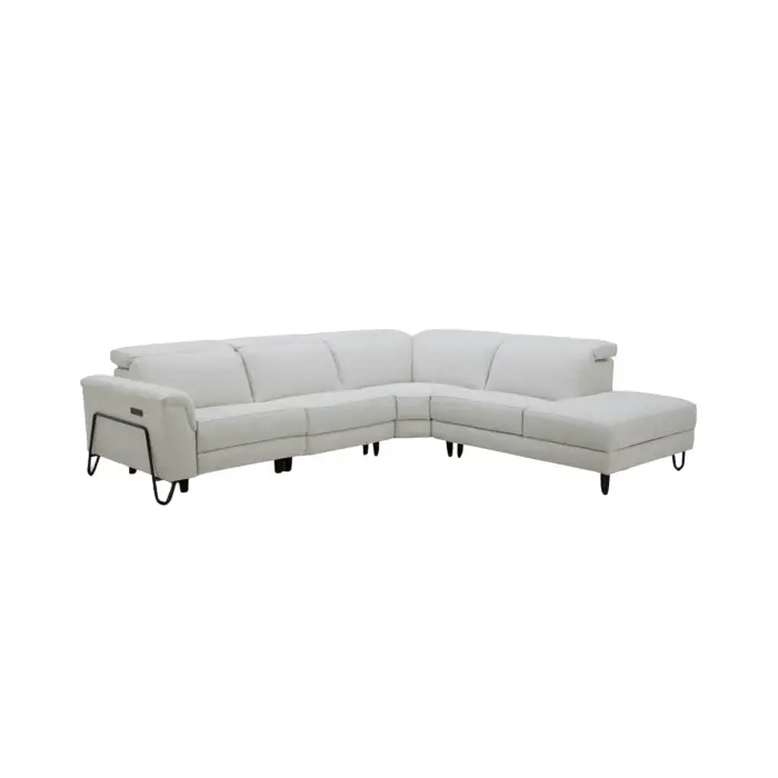SOFALINACornerRecliner-white SOFALINA Corner Recliner
