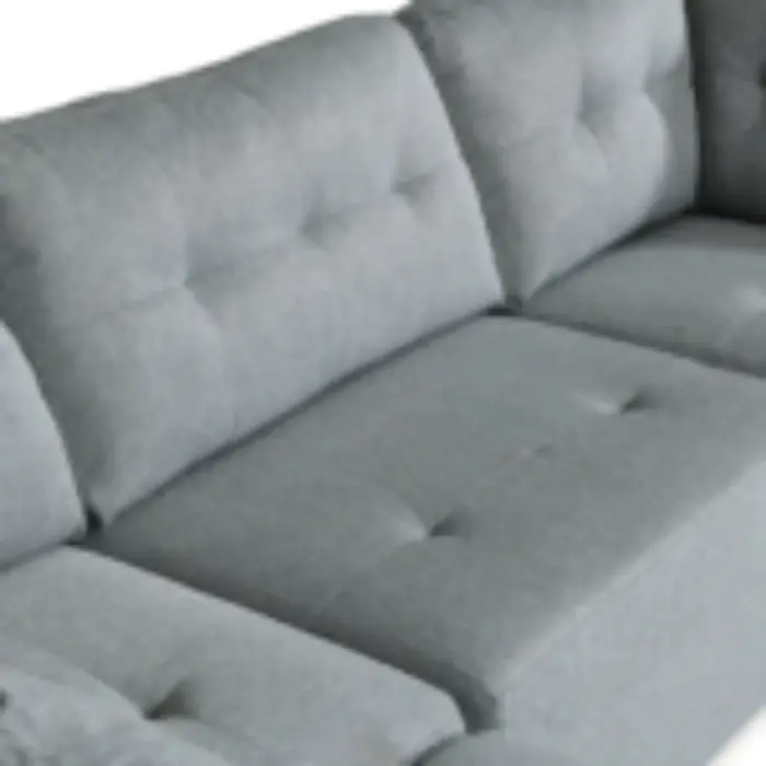 U9477H CORNER L.GREY(3) GRISELDA Corner Sofa