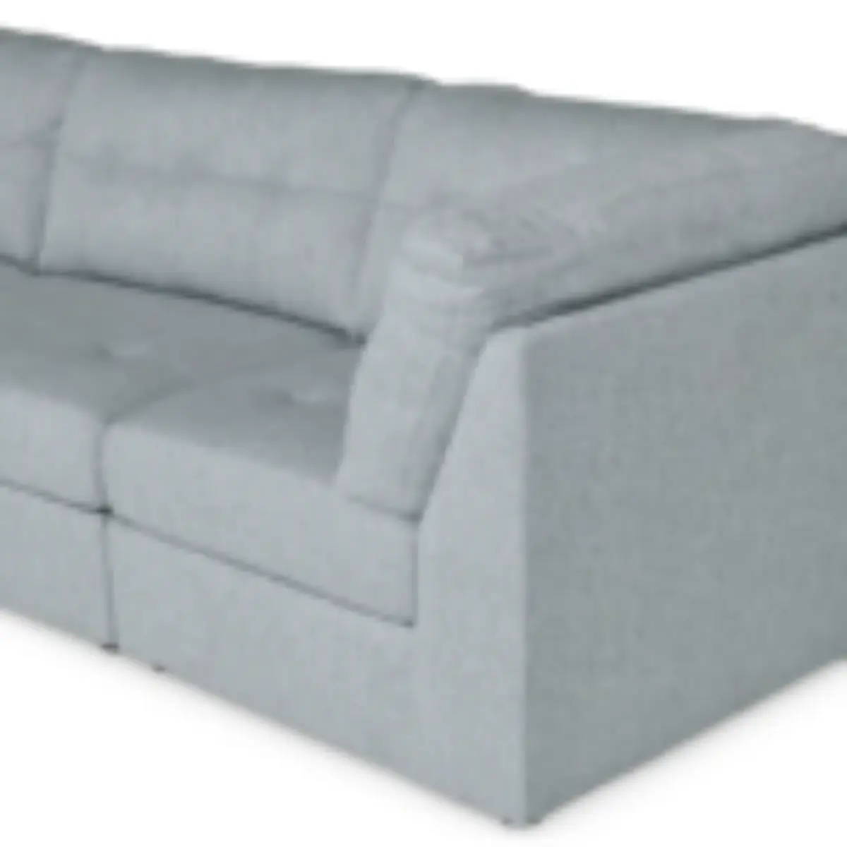 U9477H CORNER L.GREY GRISELDA Corner Sofa