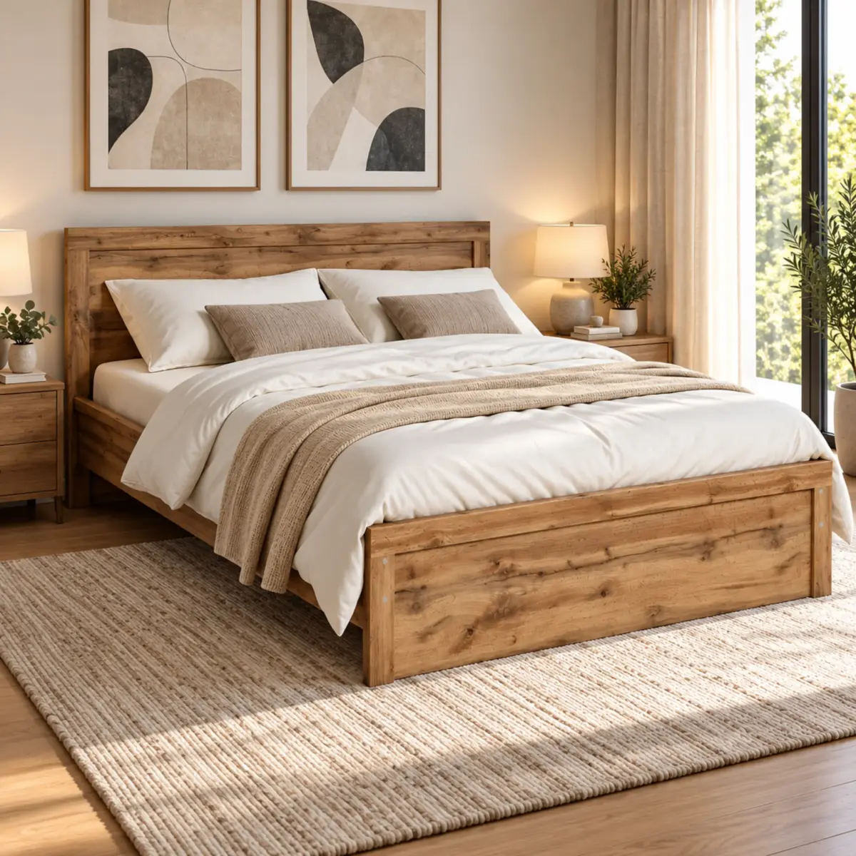 Warm Scandinavian Bedroom Retreat SOLO Stabilit Bed