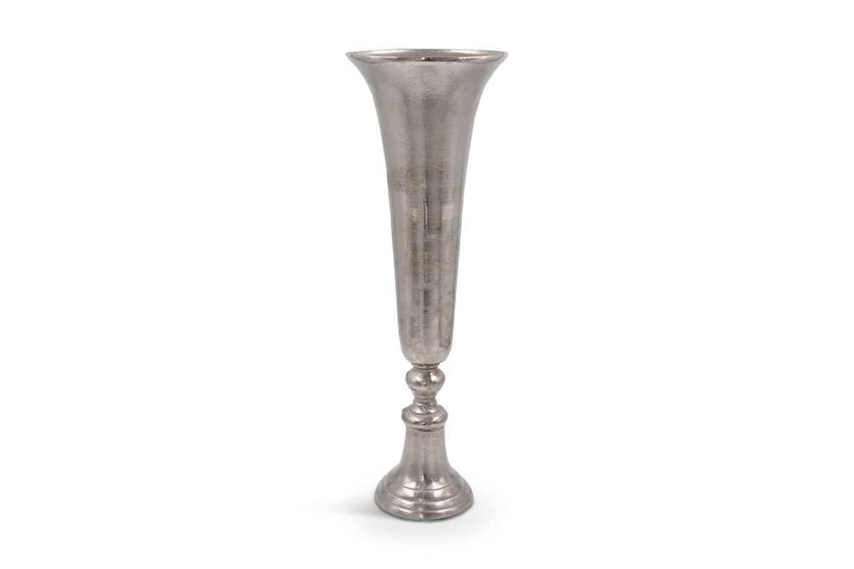 Flores Vase Alumin Silver