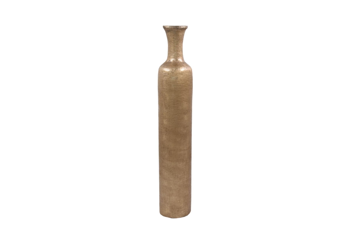 Fles Vase Aluminium Gold