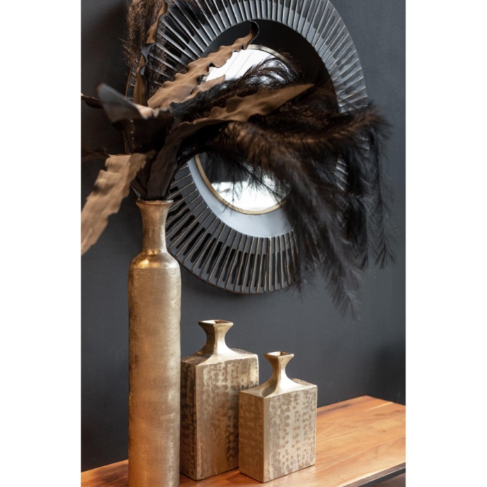 Fles Vase Aluminium Gold